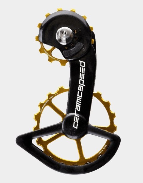 Wózek Przerzutki CeramicSpeed OSPW Shimano 9200/8100 Series Złoty