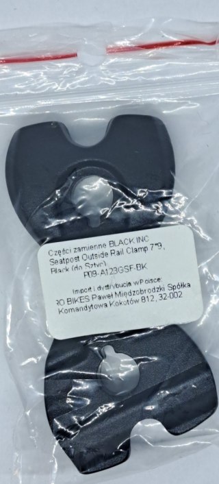 Części zamienne BLACK INC Seatpost Outside Rail Clamp 7*9, Black (do Sztyc)