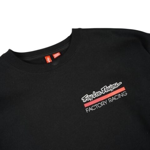 TLD BLUZA Z KAPTUREM FACTORY RACING BLACK / RED SM (79666900)