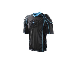 7IDP T-Shirt Youth Flex Body Protector Size: L/XL, black-blue