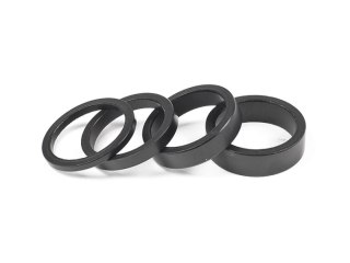 Headset Spacer 4pc Set 1-1/8", black 40009.0001