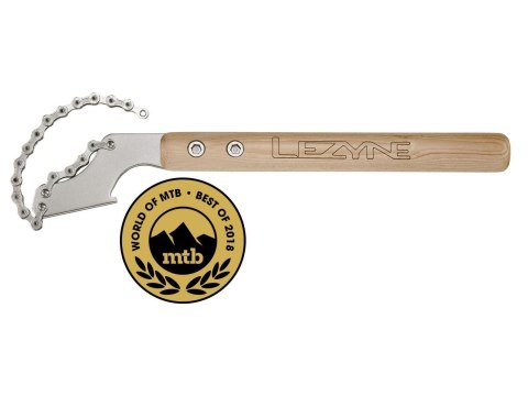 Lezyne Classic Chain Rod, Wood Handle, compatible with 8, 9, 10, 11 speed