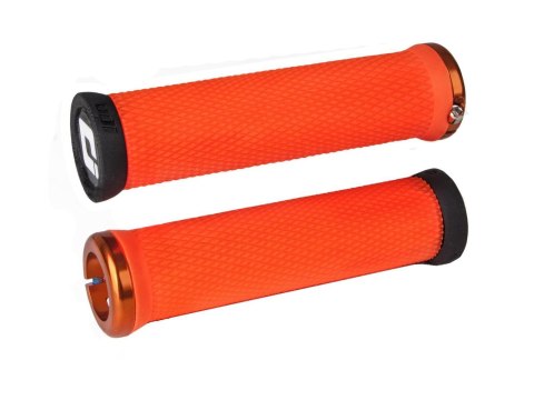 ODI MTB grips Elite Motion Lock On 2.1 orange, 130mm orange clamps