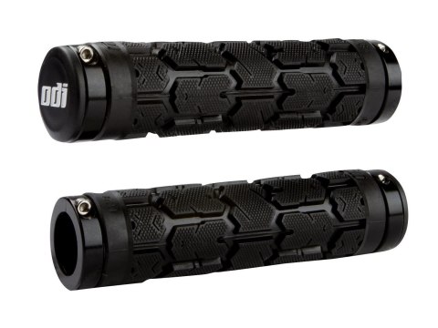 ODI MTB grips Rogue Lock-On black, 130mm black clamps, Bonus Pack