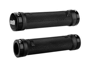 ODI MTB grips Ruffian Lock-On black, 130mm black clamps, Bonus Pack