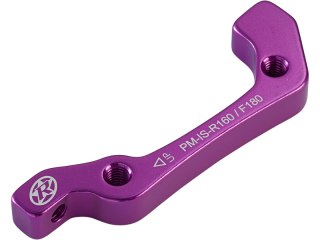 REVERSE Disc-Brake-Adapter 180 VR+160 HR purple