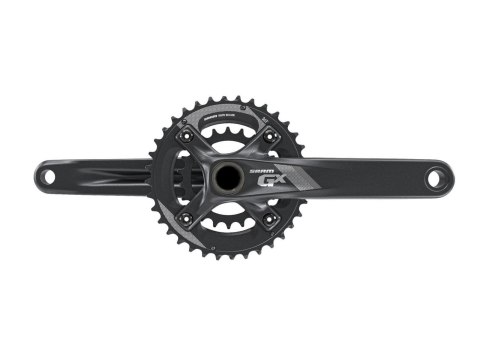 SRAM Crank GX 1000 GXP 10sp 175 Black All Mountain Guard 36-22 (GXP Cups Not Inc