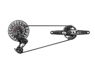 SRAM Kit X0 AXS Eagle Transmission E-MTB Brose 160mm Kurbelarme, 36T, 10-52T, inkl. Ladegerät, Batterie & Kette