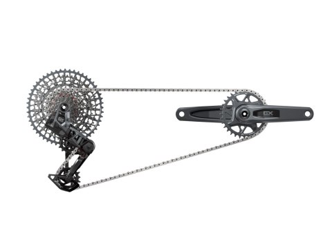 SRAM Kit GX AXS Eagle Transmission E-MTB Brose 160mm Kurbelarme, 36T, 10-52T, inkl. Ladegerät, Batterie & Kette