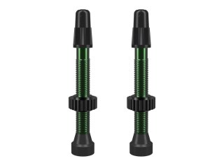 TCS AL Green Presta Valve 46mm 2 pcs