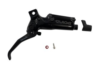 DISC BRAKE LEVER ASSEMBLY - ALUMINUM LEVER (ASSEMBLED, NO HOSE, INCLUDES BARB &
