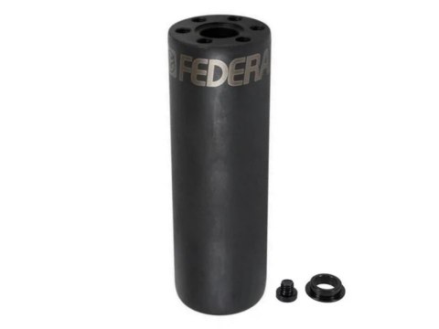 Hollow Point Chromoly 4.5" / 14mm with 10mm adapter Black