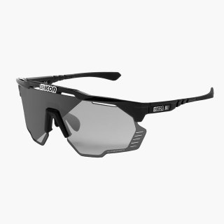 Okulary SCICON AEROSHADE KUNKEN Black Gloss - SCNPP Photocromic Silver