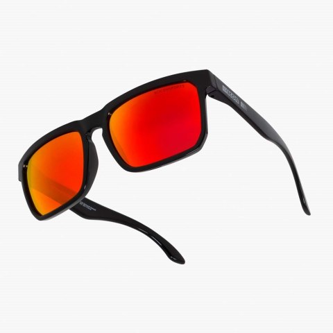 Okulary SCICON GALIO Black Gloss - Red Multimirror Lens