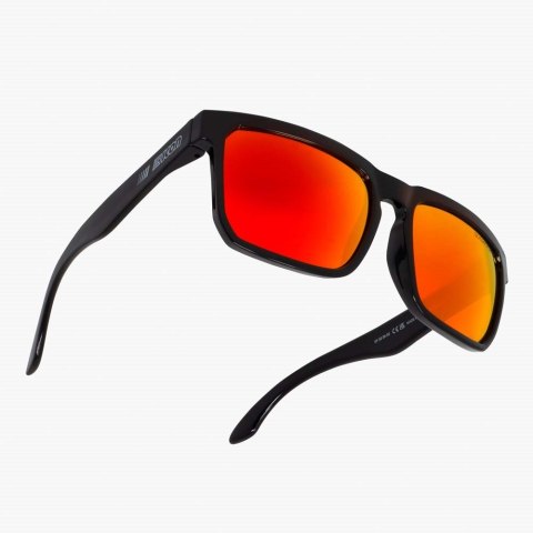 Okulary SCICON GALIO Black Gloss - Red Multimirror Lens