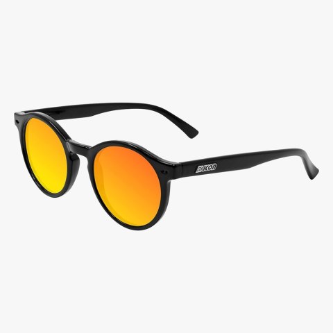 Okulary SCICON PROTOX Black Gloss - Red Multimirror Lens