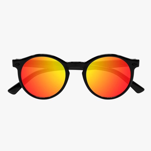 Okulary SCICON PROTOX Black Gloss - Red Multimirror Lens