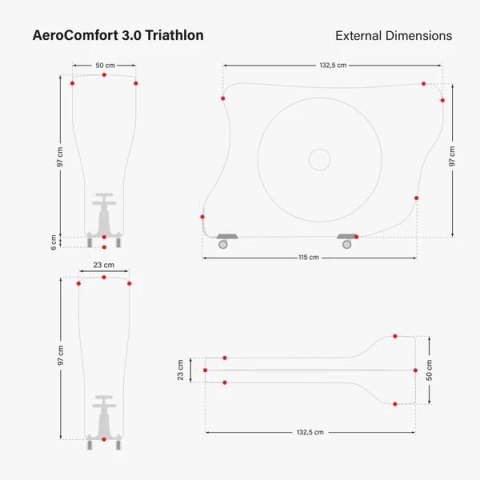 Torba SCICON AEROCOMFORT 3.0 TSA TRIATHLON BIKE TRAVEL BAG Black