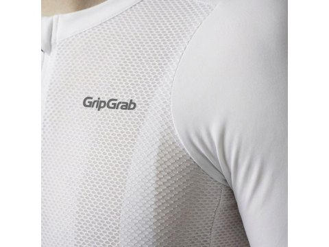 GripGrab PACR Lightweight Short Sleeve Jersey, white, S