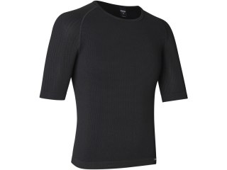 GripGrab PACR Spring-Autumn Short Sleeve Base Layer, black, XL