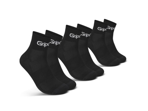 GripGrab RIDE Low Cut Socks 3-Pack black, S
