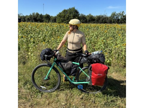 GripGrab Ws EXPLR Merinotech Short Sleeve Jersey, beige, XS