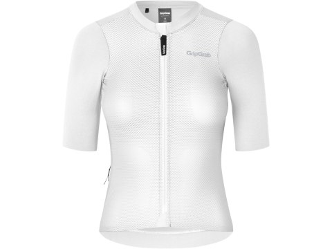 GripGrab Ws PACR Lightweight Short Sleeve Jersey, white, XS