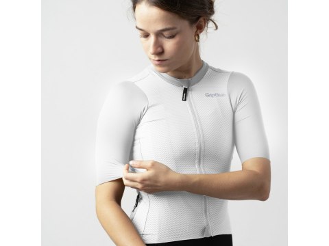 GripGrab Ws PACR Lightweight Short Sleeve Jersey, white, XS