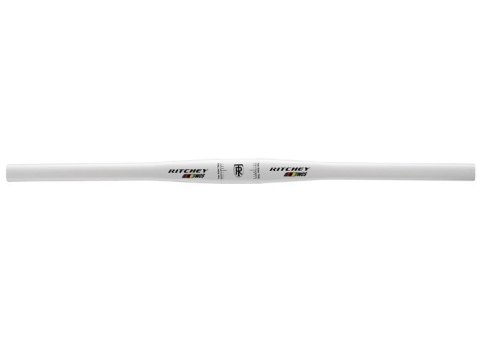 Ritchey kierownica MTB WCS FLAT580MM biały połysk 580 mm / 31.8mm / 5° wygięcie