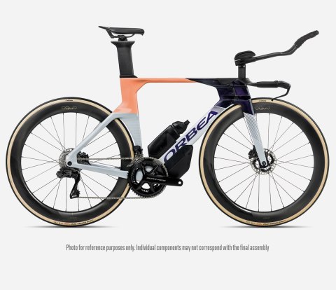 Orbea rower triathlonowy ORDU M10iLTD UCI S/M Silver-Tanzanite-Orange