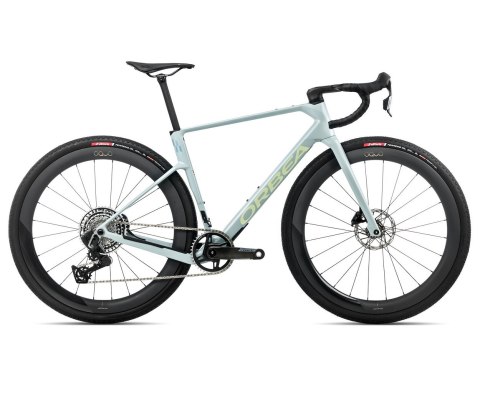 Orbea rower gravelowy TERRA RACE M21eLTD z OQUO RC30TEAM 1X L Frozen Concrete