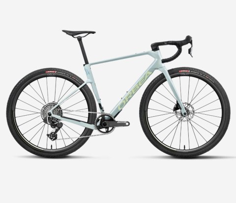 Orbea rower gravelowy TERRA RACE M21eLTD z OQUO RC30TEAM 1X L Frozen Concrete