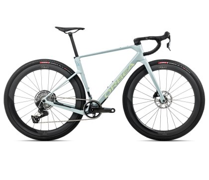 Orbea rower gravelowy TERRA RACE M21eLTD z OQUO RC30TEAM 1X XL Frozen Concrete