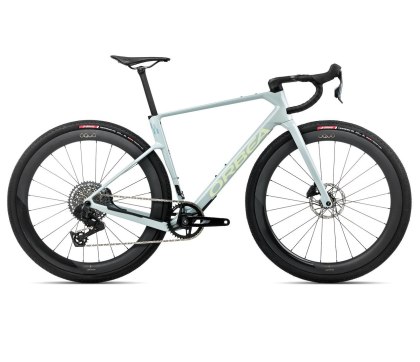 Orbea rower gravelowy TERRA RACE M31eLTD z OQUO RC30TEAM 1X L Frozen Concrete