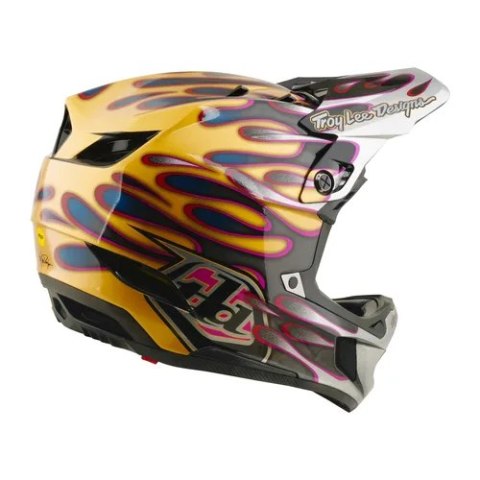 TLD KASK D4 CARBON MIPS OVERSPRAY GOLD / BLACK (13903000)