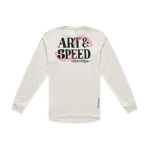 TLD KOSZULKA Z DŁUGIM RĘKAWEM RUCKUS RIDE TEE ART & SPEED PUMICE (37100401)