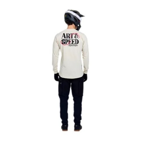 TLD KOSZULKA Z DŁUGIM RĘKAWEM RUCKUS RIDE TEE ART & SPEED PUMICE (37100401)