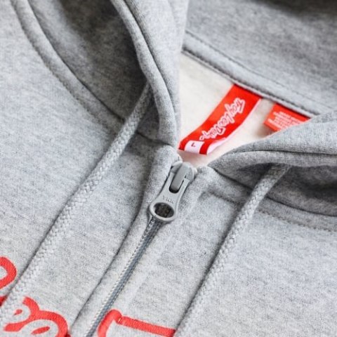 TLD BLUZA NA ZAMEK SIGNATURE GRAY HEATHER / RED (73091702)