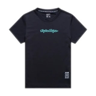 TLD KOSZULKA DAMSKA Z KRÓTKIM RĘKAWEM LILIUM RIDE TEE SIGNATURE BLACK (37507200)