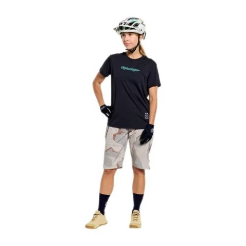 TLD KOSZULKA DAMSKA Z KRÓTKIM RĘKAWEM LILIUM RIDE TEE SIGNATURE BLACK (37507200)
