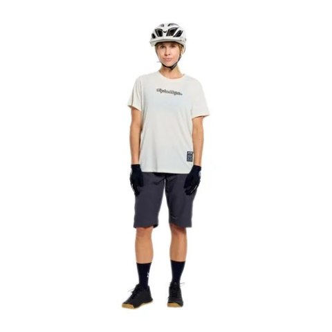 TLD KOSZULKA DAMSKA Z KRÓTKIM RĘKAWEM LILIUM RIDE TEE SIGNATURE PUMICE (37507201)