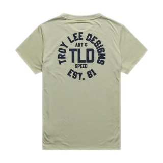 TLD KOSZULKA DAMSKA Z KRÓTKIM RĘKAWEM LILIUM RIDE TEE STAMPS SAGE (37504500)