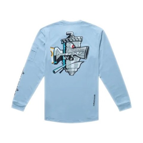 TLD KOSZULKA DZIECIĘCA Z DŁUGIM RĘKAWEM YOUTH RUCKUS RIDE LONG SLEEVE TEE CARBS DAWN BLUE (38625100)