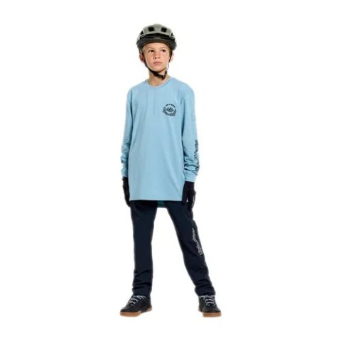 TLD KOSZULKA DZIECIĘCA Z DŁUGIM RĘKAWEM YOUTH RUCKUS RIDE LONG SLEEVE TEE CARBS DAWN BLUE (38625100)