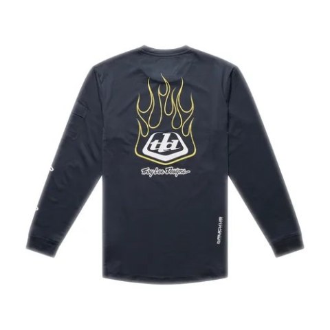 TLD KOSZULKA DZIECIĘCA Z DŁUGIM RĘKAWEM YOUTH RUCKUS RIDE LONG SLEEVE TEE PRESSED CARBON (38603200)