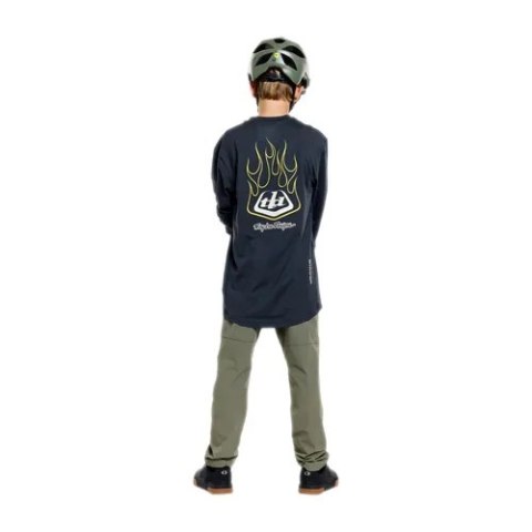 TLD KOSZULKA DZIECIĘCA Z DŁUGIM RĘKAWEM YOUTH RUCKUS RIDE LONG SLEEVE TEE PRESSED CARBON (38603200)