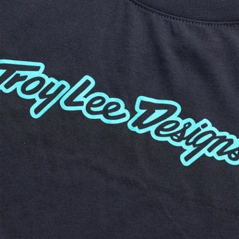 TLD KOSZULKA DZIECIĘCA Z DŁUGIM RĘKAWEM YOUTH SKYLINE RIDE TEE SIGNATURE BLACK / REAL TEAL (38507204)