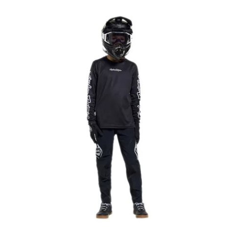 TLD KOSZULKA DZIECIĘCA Z DŁUGIM RĘKAWEM YOUTH SPRINT PRO MONO BLACK (31593100)