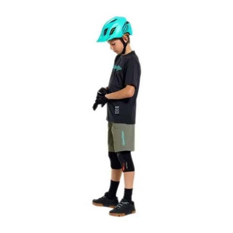 TLD KOSZULKA DZIECIĘCA Z KRÓTKIM RĘKAWEM YOUTH SKYLINE RIDE TEE SIGNATURE BLACK / REAL TEAL (38407204)