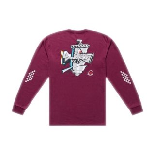 TLD KOSZULKA Z DŁUGIM RĘKAWEM CARB CLUB SANGRIA (72973701)
